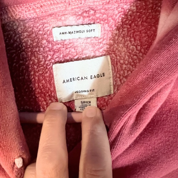 American Eagle Outfitters Pink and Orange Tie-Dye Hoodie - Picture 4 of 4